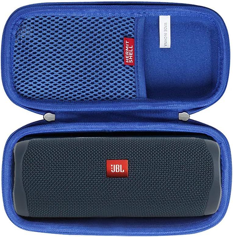 Hermitshell Hard Travel Case Fits JBL FLIP 5 / JBL FLIP 6 / JBL Flip 7 Waterproof Portable Bluetooth Speaker (Dark Blue) - Image 1